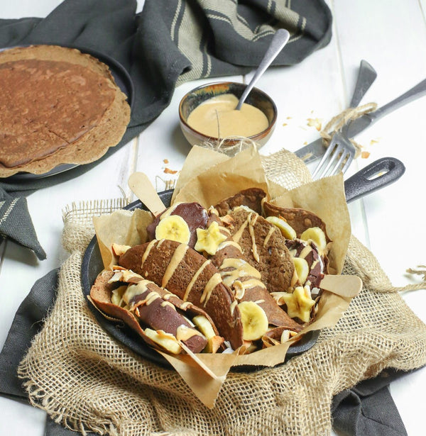 miiro chocolate crepes drizzles with sauce